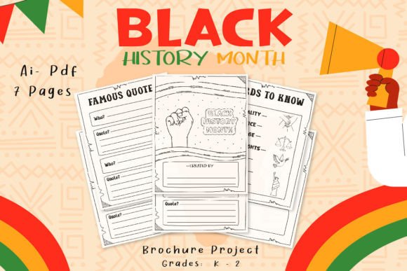 Black History Month - Brochure Project: A Design Guide