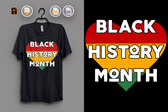 Celebrate with Style: Black History Month T-shirt Design Vol.3