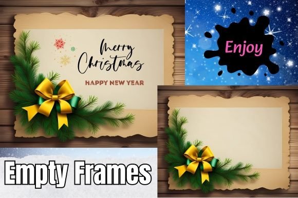 Christmas Frame: Design Assets for a Festive Brand Identity