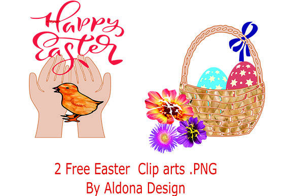 Free Easter Clip Arts: A Quick Gift for Your Spring Projects