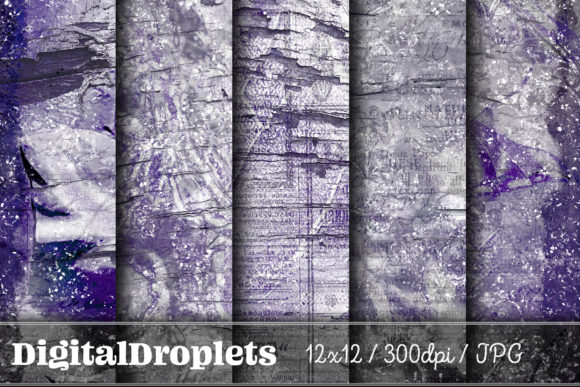 Gilded Flower Prints Vol. 9: Vintage Textures for Your Designs