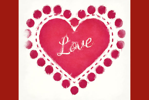 Three Grunge Valentine Hearts Square: A Bold Graphic Asset